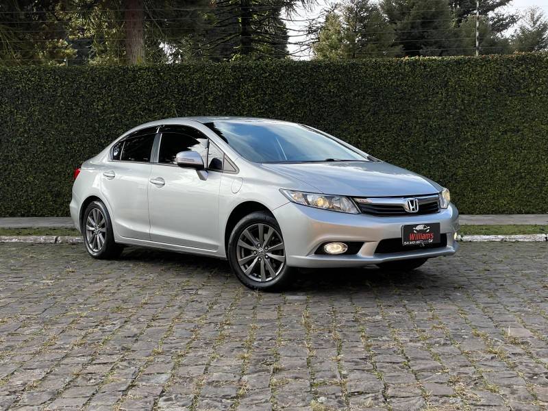 HONDA - CIVIC - 2012/2013 - Prata - R$ 66.900,00